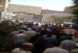 جنازة "دربالة" تتحول الى مظاهرة ضد الانقلاب