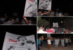 الغربية: مسيرة ليلية بقطور ضمن فعاليات "الأرض لا تشرب الدم"