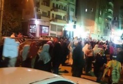 "ثوار العمرانية" يهتفون ضد العسكر: قطعوا المية قطعوا النور