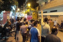 وقفة احتجاجية بمنيا القمح بالشرقية تطالب بالقصاص لشهداء رابعة