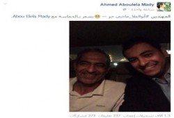 نجل أبو العلا ماضي ينشر صورته مع أبيه بعد الإفراج عنه