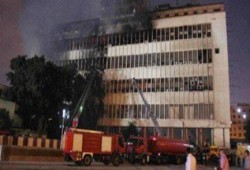 مصر تحترق .. إندلاع حريق هائل بسنترال العتبة