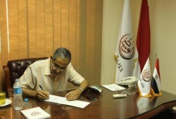 بالصور .. أبو العلا ماضي يعود لممارسة مهامة كرئيس لحزب الوسط من مكتبه بالقاهرة