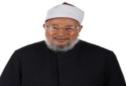 القرضاوى: الانقلاب لم يراعى حرمة لأي إنسان لا شيخ أو عالم أو طفل