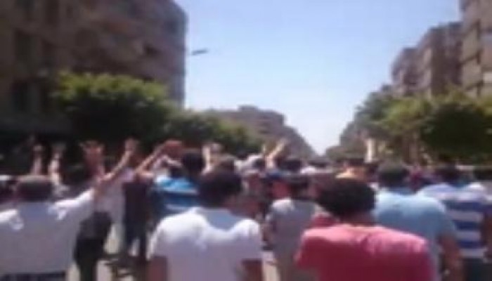 تظاهرات حاشدة لثوار مدينة نصر تطالب بالقصاص لشهداء رابعة والنهضة