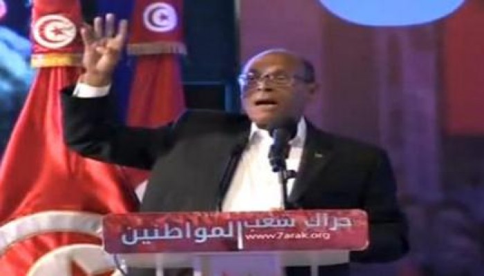 المرزوقي يترحم على شهداء "رابعة" و"النهضة" ويثمّن صمود الرئيس مرسي