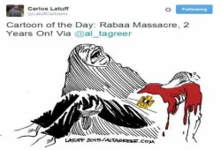 "لاتوف" يحيي ذكرى مذبحة رابعة والنهضة على طريقته