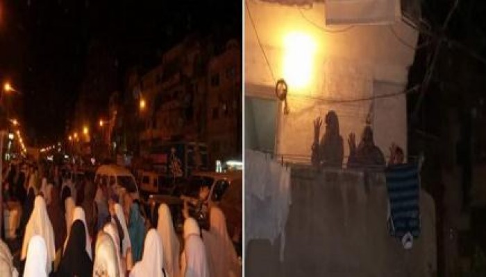 تفاعل كبير من الأهالي مع مسيرة الرمل بالإسكندرية