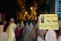 بنى سويف تنتفض بـ 89 فعالية ثورية في اسبوع ذكرى مذبحة رابعة