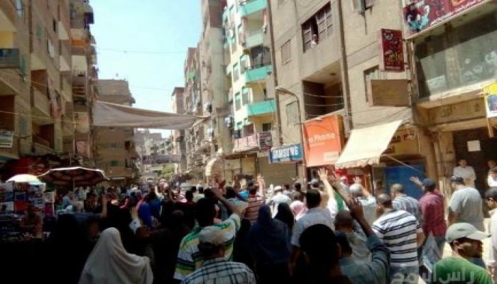 ثوار عزبة النخل يستكملون حراكهم المناهض للانقلاب في جمعة "بدماء الشهداء تشتعل الثورة"