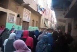 فيديو.. تظاهرات حاشدة بحلوان تنديدًا بعمليات القتل البطيء بسجون العسكر