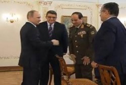 التليفزيون الرسمى التابع للانقلاب يهدر مليون جنيه لتغطية زيارة السفاح لروسيا