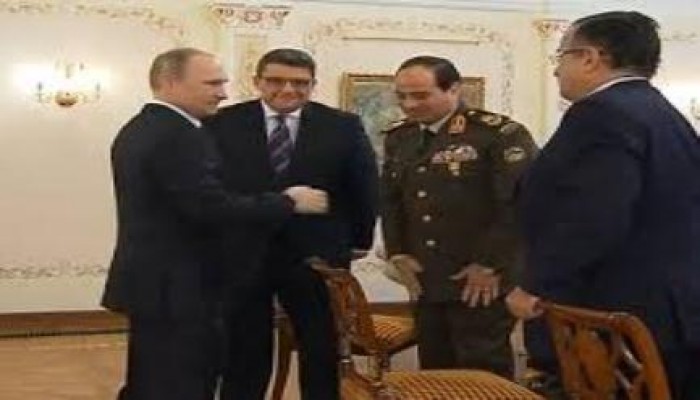 التليفزيون الرسمى التابع للانقلاب يهدر مليون جنيه لتغطية زيارة السفاح لروسيا