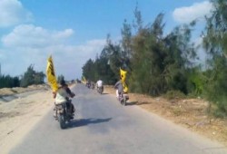 البحيرة: مسيرة بالدراجات البخارية لثورا البستان رفضاً لحكم العسكر