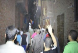 مسيرة ليلية رافضة للانقلاب بمركز العياط بالجيزة