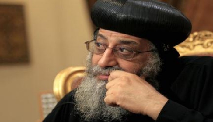 أمن الانقلاب يغلق الشوارع المؤدية لـ "تواضروس" أثناء إلقاء عظته الإسبوعية