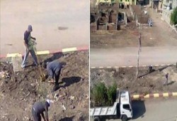 بعد مغادرة "محلب" ‫‏الدقهلية‬ : "شيلوا الشجر اللى هنا"