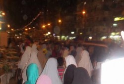 الاسكندرية: فعالية ليلية لثوار الرمل تحت شعار"حكم العسكر الغاشم"