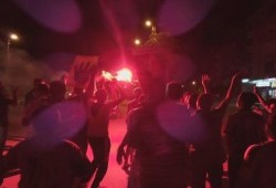 الشرقية: وقفة ليلية لشباب ضد الانقلاب وأولتراس نهضاوى بالحسينية وقفة ليلية بالحسينية