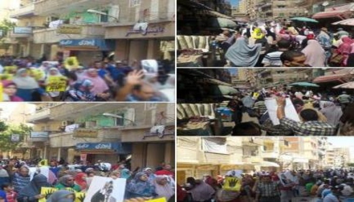 مسيرة حاشدة بالإسكندرية لثوار الرمل ضد الانقلاب "الثورة أمل الفقراء والمظلومين‬"