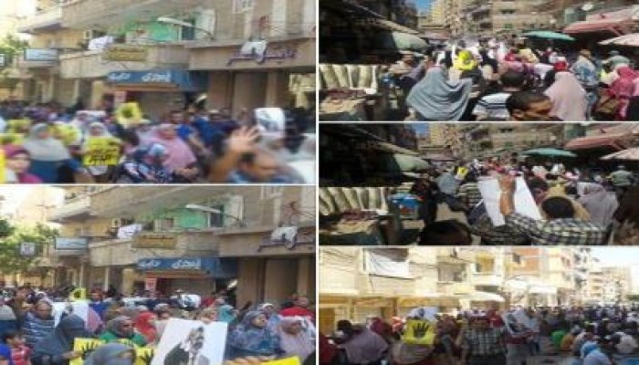 مسيرة حاشدة بالإسكندرية لثوار الرمل ضد الانقلاب "الثورة أمل الفقراء والمظلومين‬"