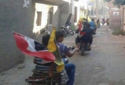 مسيرة بالدراجات البخارية لشباب ضد الانقلاب بالبصارطة دمياط