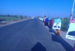 سلاسل بشرية بـ"أم الرضا" للإفراج عن حرائر دمياط المعقتلات