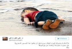 "القرة داغي" عن الطفل السوري الغريق: "تباً لعالم لم يتحرك لإيوائهم"