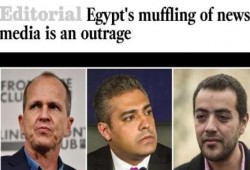 “لوس أنجلوس تايمز”: إخراس الإعلام في مصر “فعل فاضح”