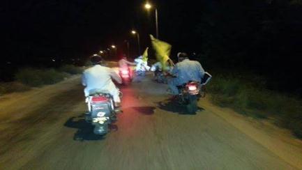 البحيرة: تحالف دعم الشرعية ينظم مسيرة دراجات بخارية بالدلنجات