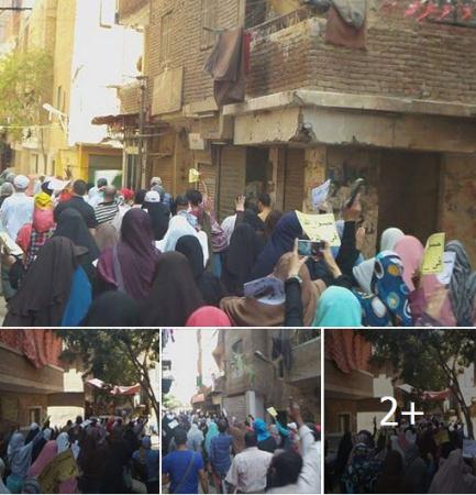 ثوارالمعادي يواصلون مسيراتهم الحاشدة الرافضة للانقلاب ضمن جمعة"الثورة تلبى مطالب الجماهير"