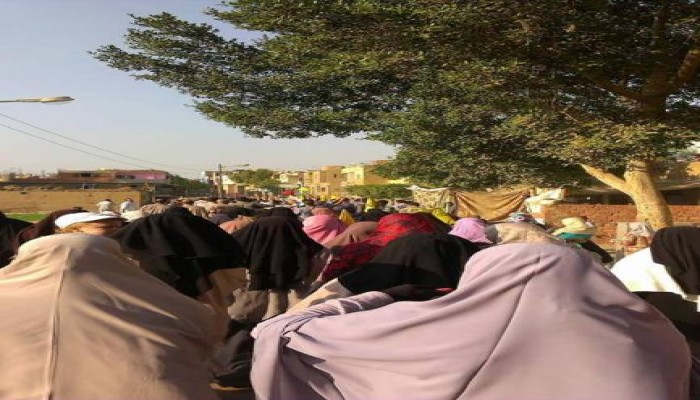 مسيرة حاشدة بالصف ضد عصابة الانقلاب