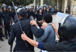 الامن يعتقل 4 عشوائيا عقب فضه تظاهره بمدينة ناصر ببنى سويف