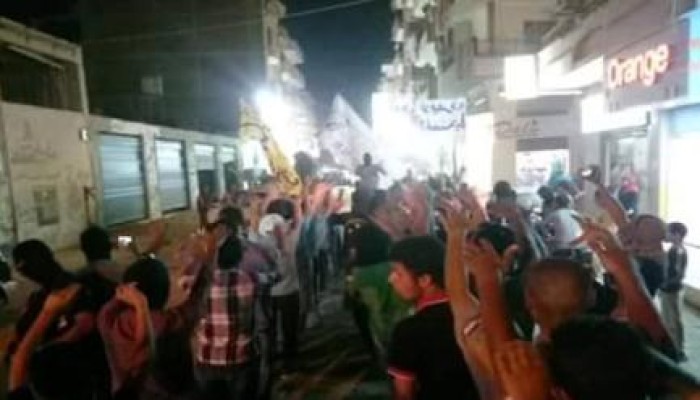 الشرقية: مسيرة ليلية مناهضة للانقلاب العسكري بأبو حماد