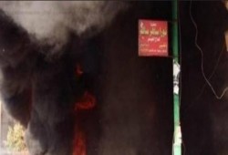 الغربية: تفحم طفلة وإصابة 3 آخرين في حريق هائل بمحطة وقود