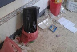 فى عهد الانقلاب: مستشفى الجامعة بشبين الكوم يعاني من سوء خدمات النظافة