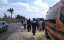 تفحم جثة أم وابنتها وإصابة 9 في 3 حوادث طرق بالبحيرة