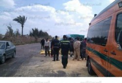 تفحم جثة أم وابنتها وإصابة 9 في 3 حوادث طرق بالبحيرة
