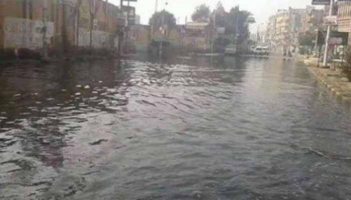 في عهد الانقلاب الفاشل: غرق قرية بالفيوم بسبب انفجار مأسورة مياه