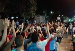 أهالي الصف وأطفيح بالجيزة يهتفون: "السيسى فاشل"