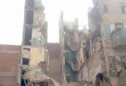 مصرع وإصابة 8 في انهيار عقار بأسيوط