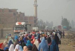 منيا القمح : مسير حاشدة ضد الانقلاب العسكري