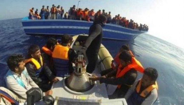 26 مهاجرا مفقودا بعد انقلاب قاربهم قرب اليونان