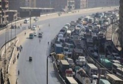 الأمن يطلق القنابل المسيلة للدموع على تجمهر أهالي فيصل أعلي "الدائري"