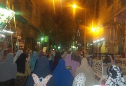 مسيرة ليلية مناهضة للانقلاب العسكري ببني سويف