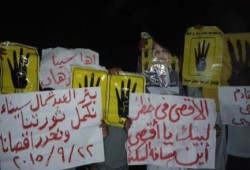 شمال سيناء : بئر العبد تنتفض نصرة للاقصى لليوم الثالث