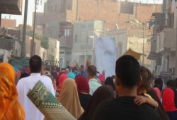 مظاهرات حاشدة لمؤيدى الشرعية عقب صلاة العيد بالفيوم