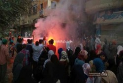 ثوار فيصل يتظاهرون رفضاً للحكم العسكرى