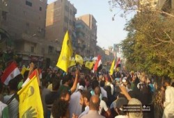 ثوار إمبابة يواصلون ثورتهم في فعالية عقب صلاة العيد