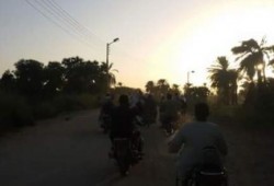 مسيرة بالدراجات البخارية بإسنا جنوب الاقصر